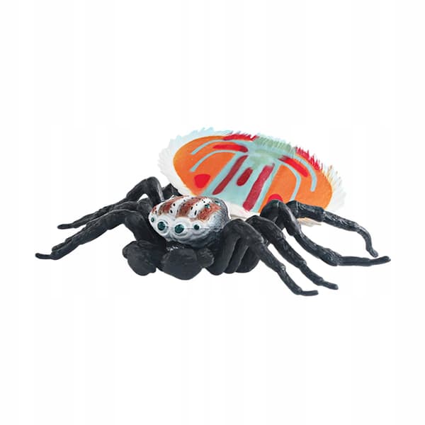 Simulation, Jumping Action, Animal Crafts, PVC Desktop Play Set, Orange