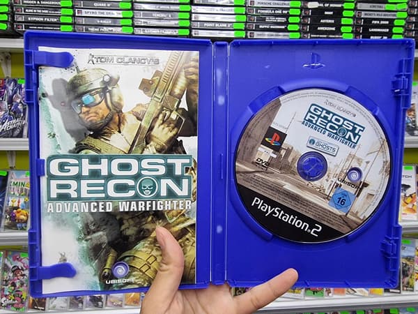 GHOST RECON ADVANCED WARFIGHTER POLISH PS2 FIRST EDITION IN PERFECT CONDITION