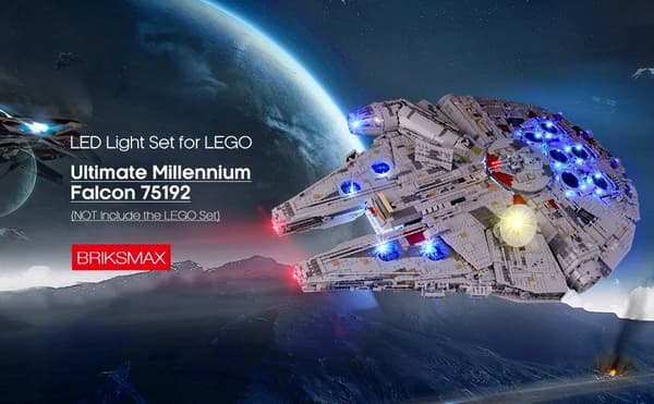BRIKSMAX Millennium Falcon lighting set for 75192