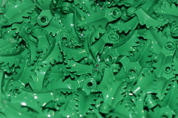 Lego leaf, plant, green, 2682, 30 pieces