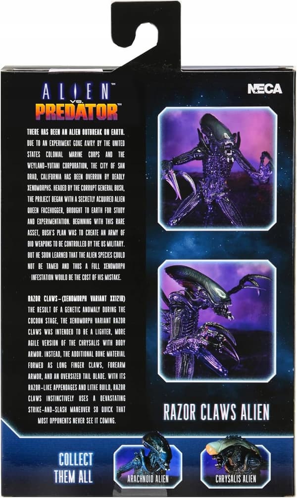 ALIEN VS PREDATOR GREY ACTION FIGURE, 18 CM, WITH PRINT
