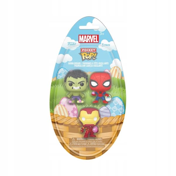 Marvel Pocket POP! Vinyl Figure 3-pack – Easter, 4cm