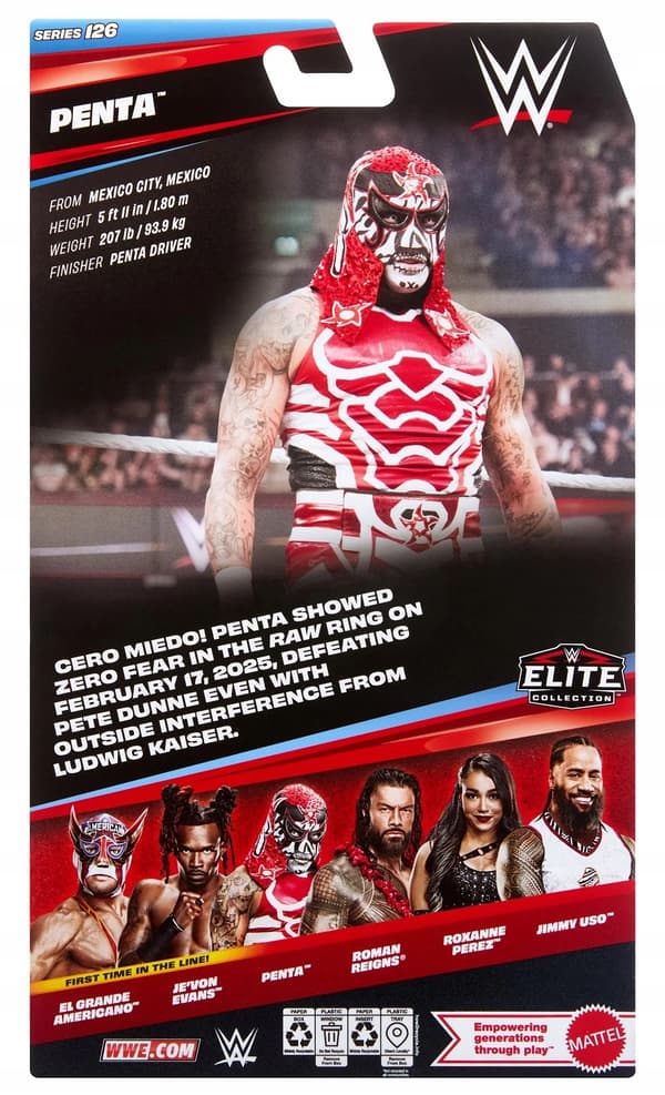 MATTEL WWE Elite Penta Figure