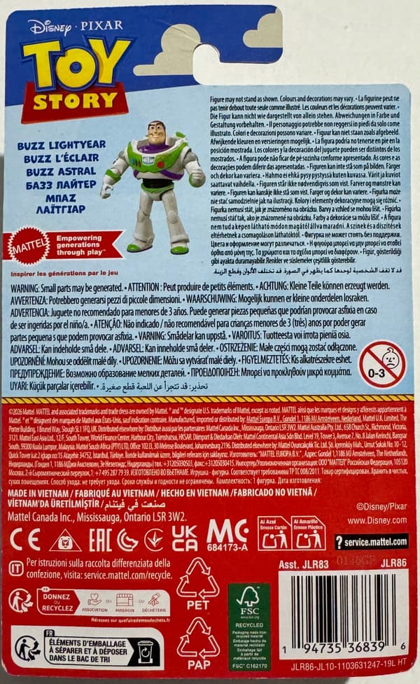 Mattel Toy Story Buzz Astral Figure
