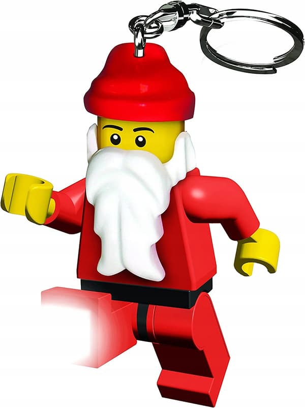 New LEGO keyring 4895028508517 with Santa’s LED Lite torch, MISB, 2013