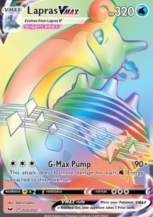 Pokemon Lapras VMAX