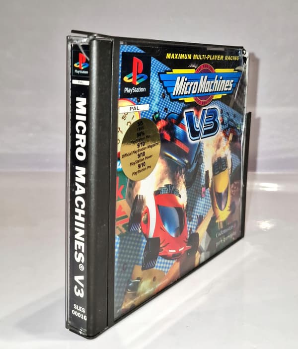 MICRO MACHINES V3 PSX 3XA game – READ THE DESCRIPTION!