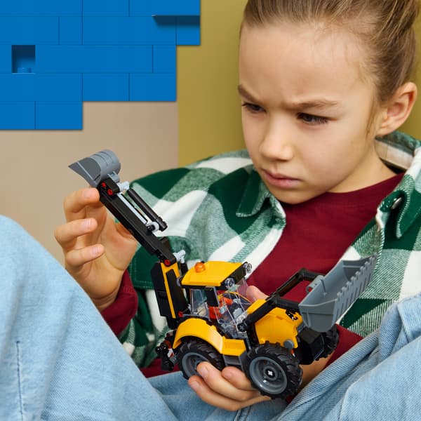 LEGO City Yellow Backhoe Loader 60480
