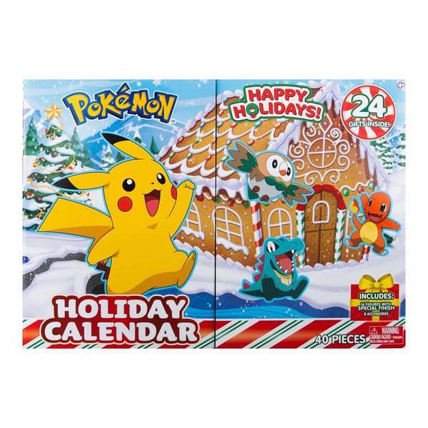 POKÉMON ADVENT CALENDAR – SURPRISE PACKAGE – ORIGINAL – 16 UNIQUE FIGURINES