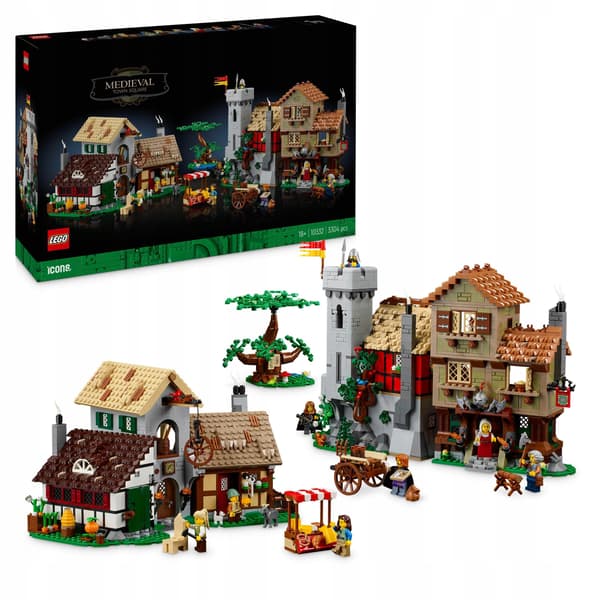 LEGO ICONS CASTLE – MEDIEVAL SQUARE 10332 UNIQUE