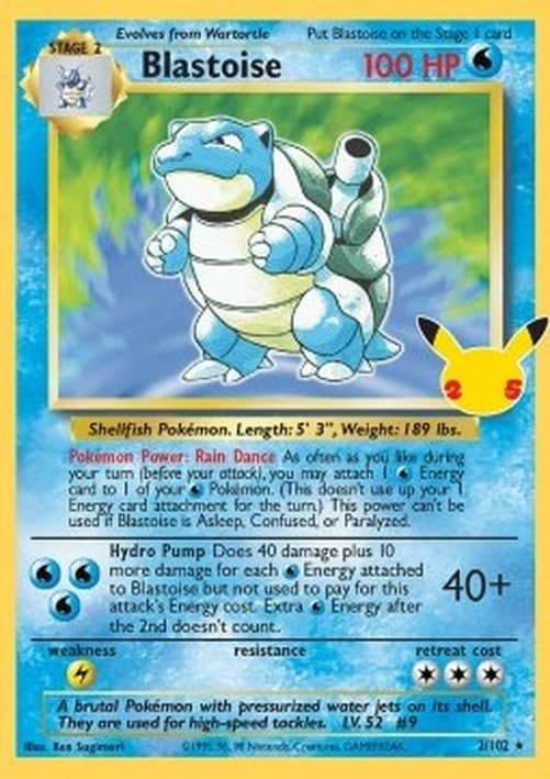 Pokemon TCG Blastoise