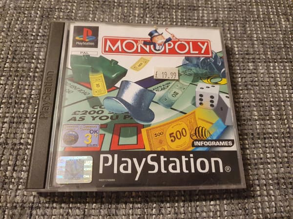 MONOPOLY PlayStation (PSX) boxed, PS1, 3xAAA