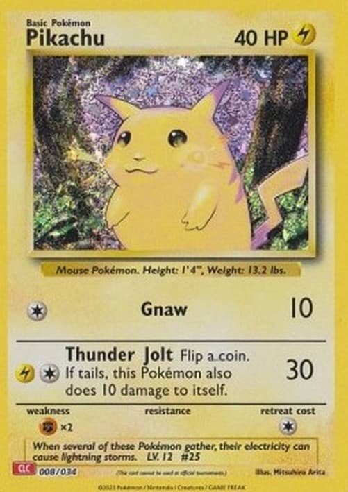 Pokemon TCG Pikachu