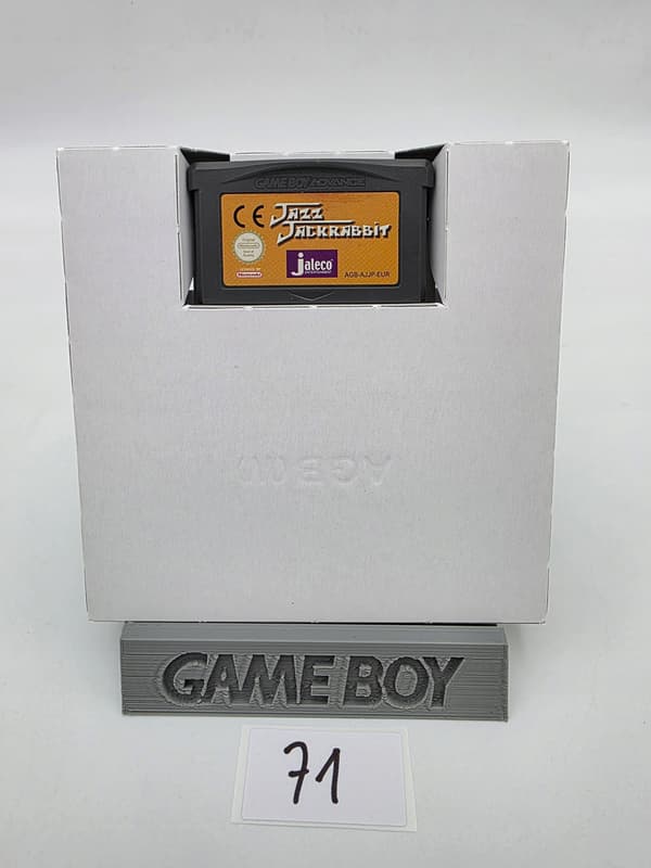GAME BOY ADVANCE JAZZ JACKRABBIT ORIGINAL CARTON BOX