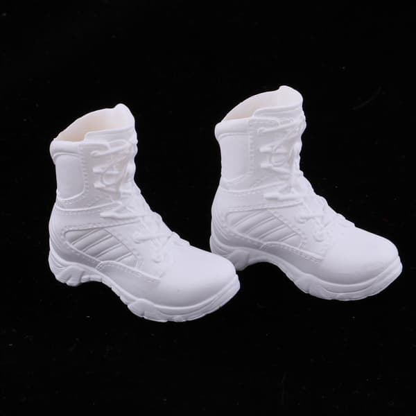 1/6 Scale Policewoman's Boots for 12\ White