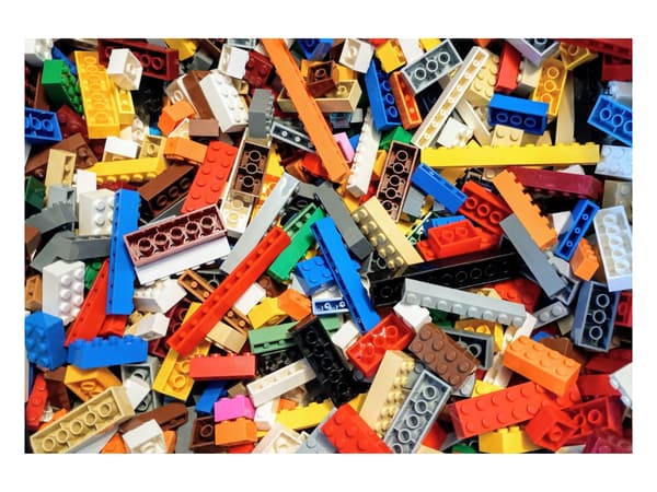 Original Lego building blocks – Brick MIX, 0.5 kg