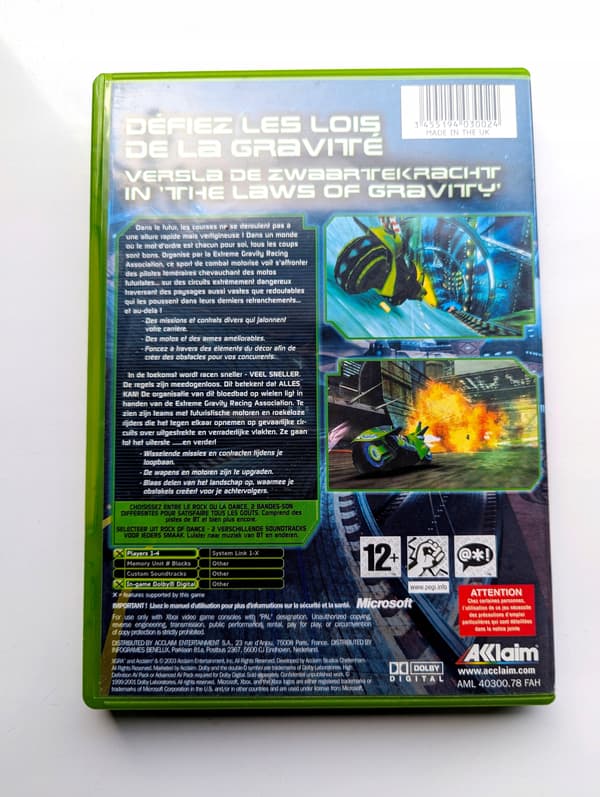 *** XGRA EXTREME G RACING ASSOCIATION XBOX CLASSIC ***