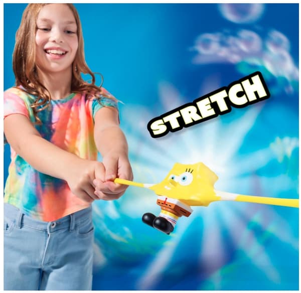 SONGEBOB STRETCH ARMSTRONG STRETCHABLE FIGURINE AND SOFT SQUISHY TOY