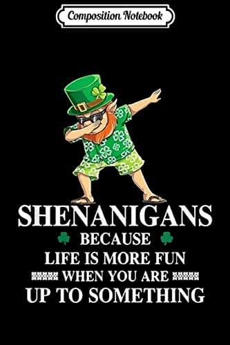 Composition Notebook: Irish St Patrick’s Day Holiday Train for Boys & Girls