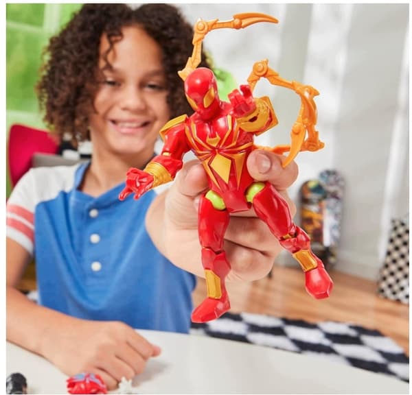 MARVEL MIXMASHERS IRON SPIDER DELUXE MIX-AND-MATCH FIGURE