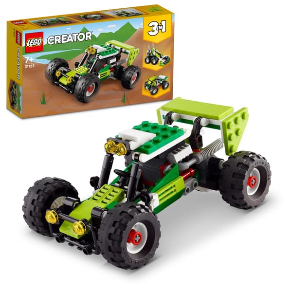 LEGO 31123 Creator 3-in-1 – Off-road Rover – Quad Buggy Loader – 3-in-1
