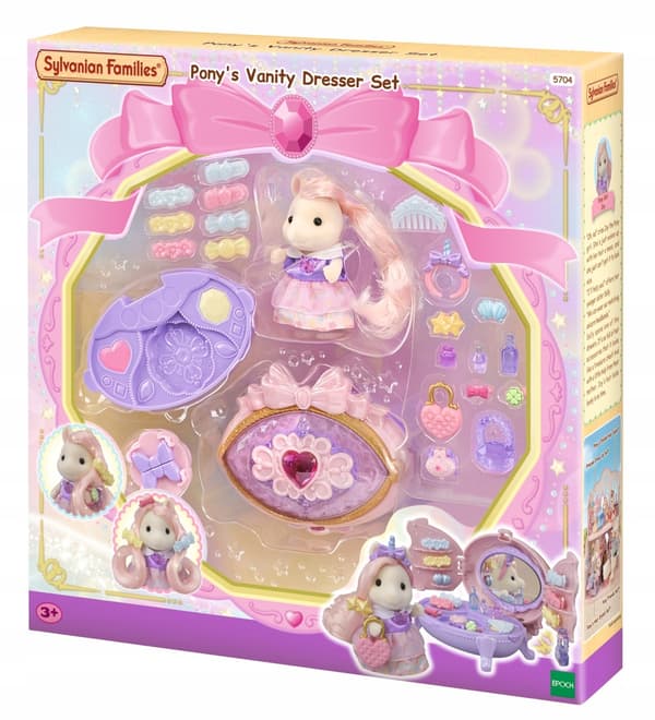 Sylvanian Families Dressing Table with Mirror – Pony 5704