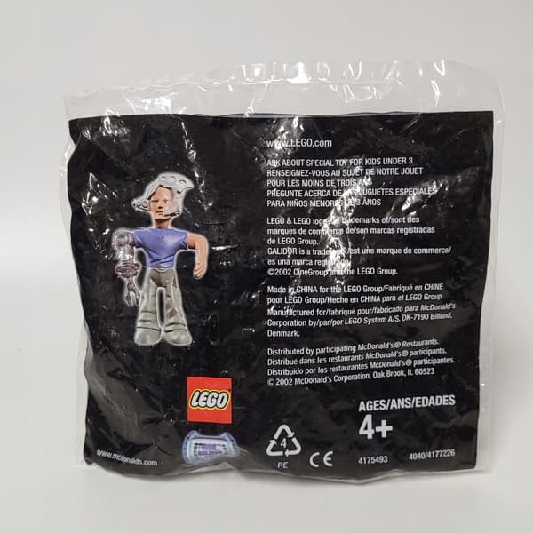 Lego Galidor McDonald’s 4040 Nick Happy Meal polybag MISB 2002