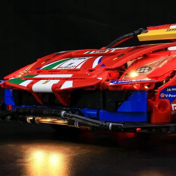 BRIKSMAX LED Lighting Set with Ferrari Sound-Activated Remote Control