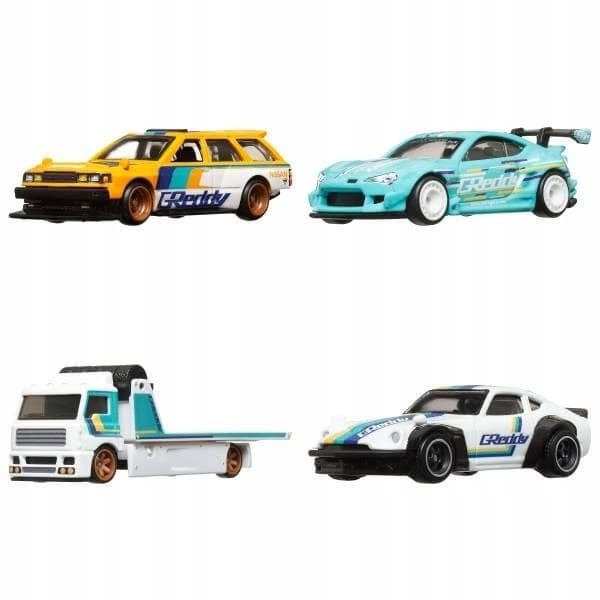 Hot Wheels Premium Real Riders Collector’s Set (2x4)