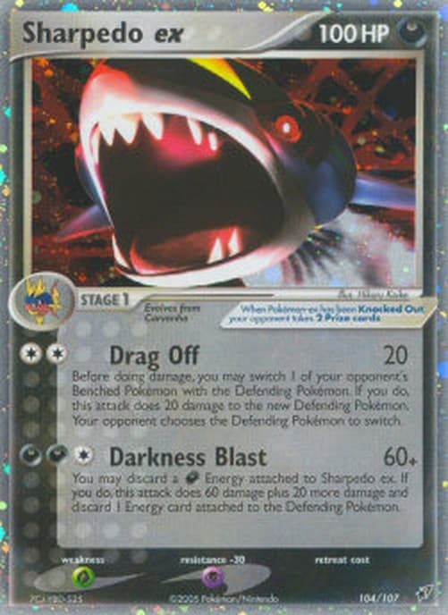 Pokemon Sharpedo ex