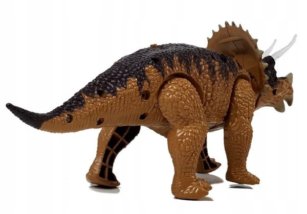 BATTERY-POWERED TRICERATOPUS DINOSAUR