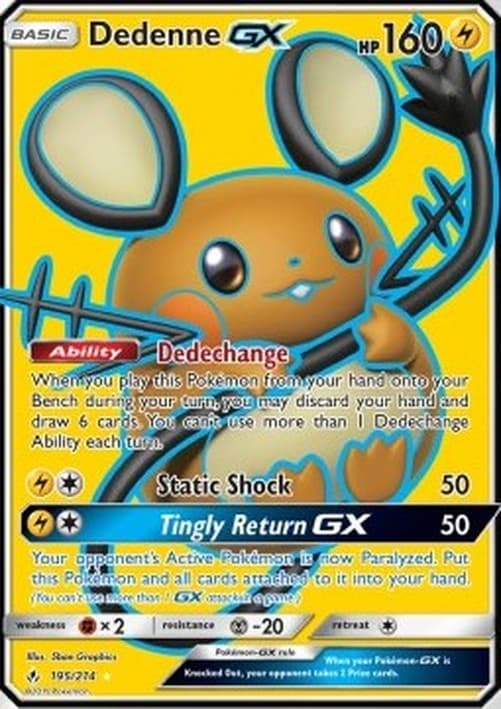 Pokemon Dedenne GX