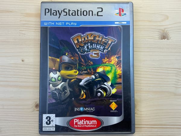 RATCHET & CLANK 3 – PS2 disc, in very good condition, Polish version