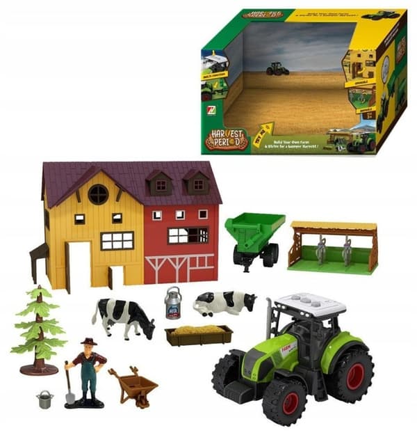 Farm Set with Metal Tractor, Light and Sound Effects