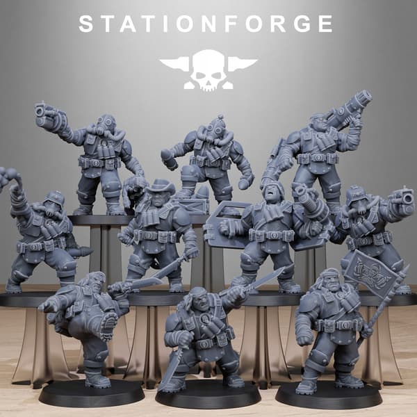 GrimGuard Jungle Fighter Mutants – x10