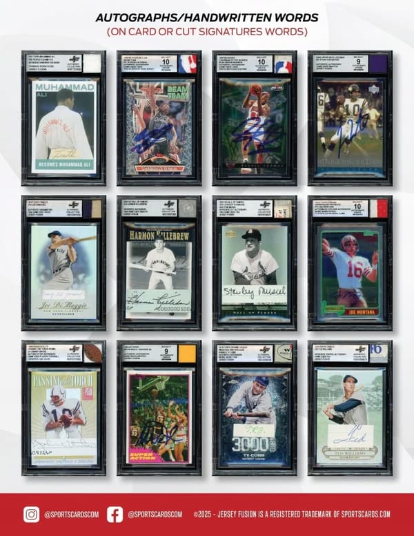 Jersey Fusion – Legend Collection Display Pack