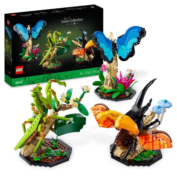 LEGO Ideas 21342 Insect Collection: Beetle, Butterfly, Mantis