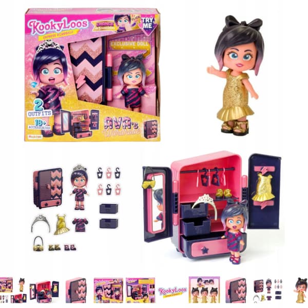 Kookyloos Ava’s Wardrobe Set with Figurine S2