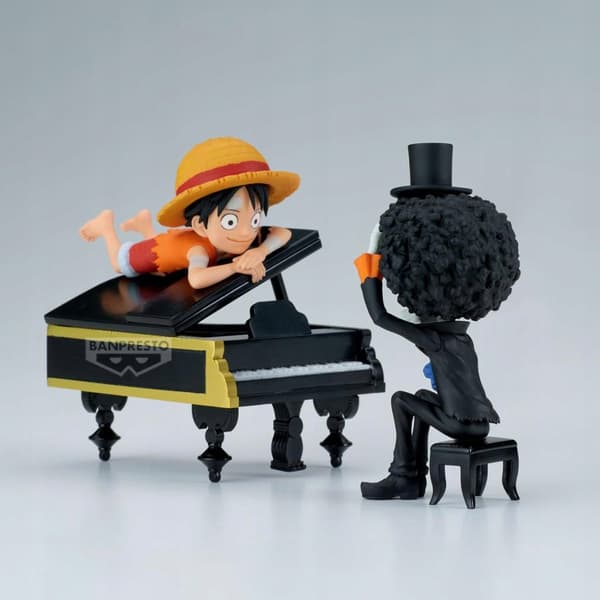 One Piece: Luffy and Brook – WCF Log Stories 8 cm figurine