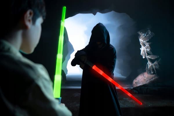 Power Saber: Green | Auto-Extending 30 LED Energy Blade | With Motion Base