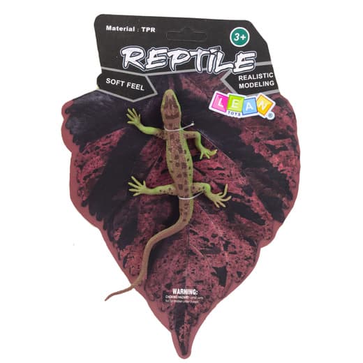 STRETCHY RUBBER LIZARD FIGURINE