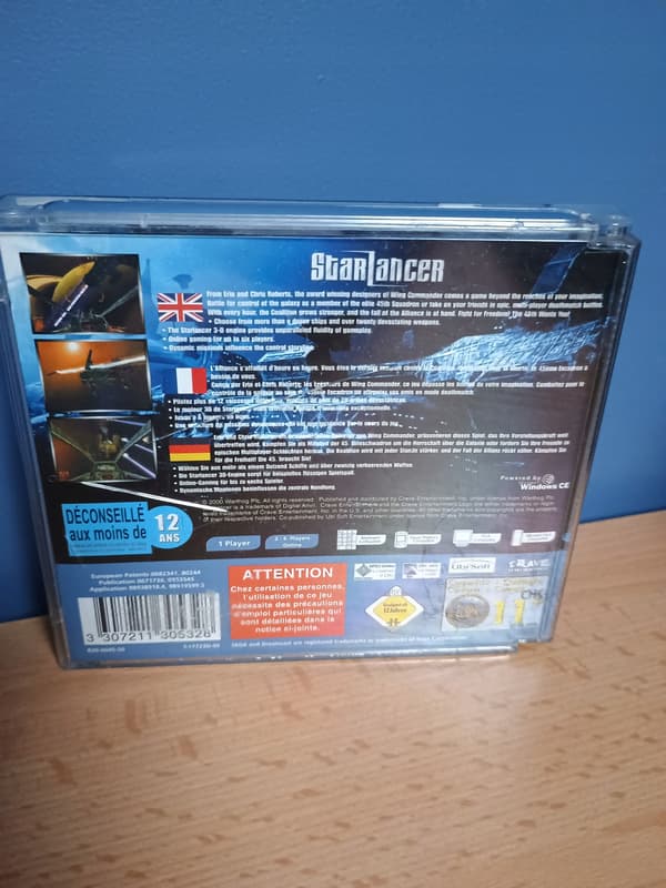 Starlancer game for the Sega Dreamcast (English version, complete set)