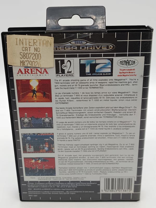 Terminator 2 (T2) – The Arcade Game – Sega Megadrive – Boxed