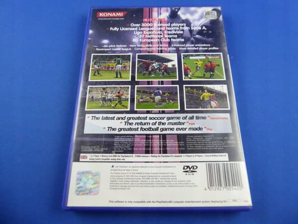 PES PRO EVOLUTION SOCCER 4 disc – very good+ condition – PS2