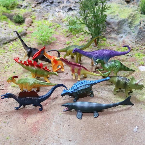 12x Mini Dinosaur Figures – Mini Tyrannosaurus Rex – Plastic