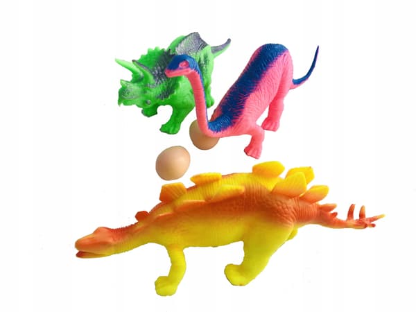 LARGE DINOSAUR FIGURES – SET OF 5 DINOSAUR PLAY FIGURES