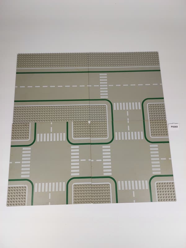 Lego building plates – streets, 32x32, model set, 4 pieces, P068