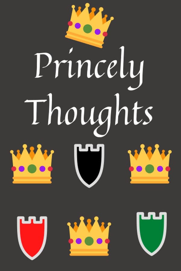 Princely Thoughts Notebook [Gift Notebook] 6 x 9 in. 120 pages: Thoughts of