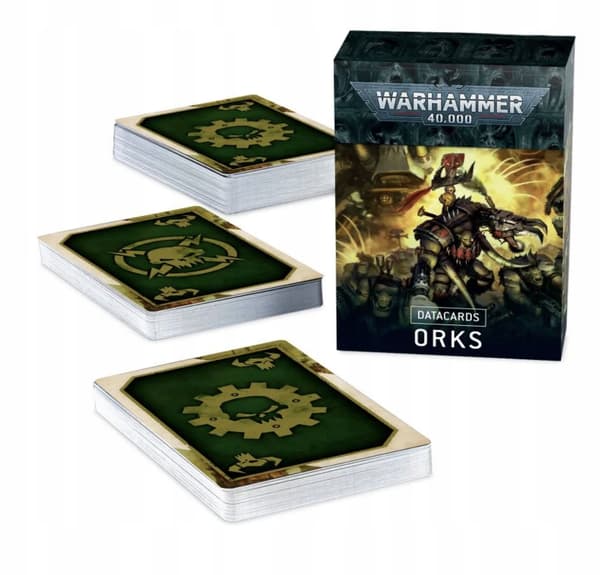 Warhammer 40,000 ORKS Datacards by Games Workshop – old edition