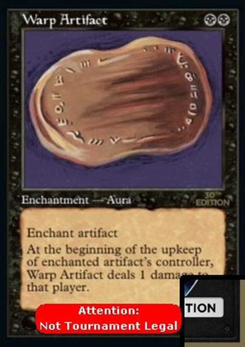 Magic: The Gathering Warp Artifact